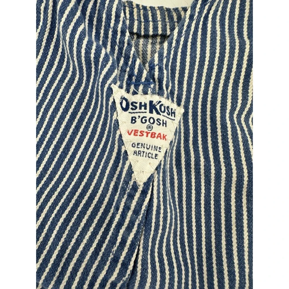 Vintage Oshkosh B'gosh Overalls‎ Vestbak Shortalls Size 4 Toddler (Customize)